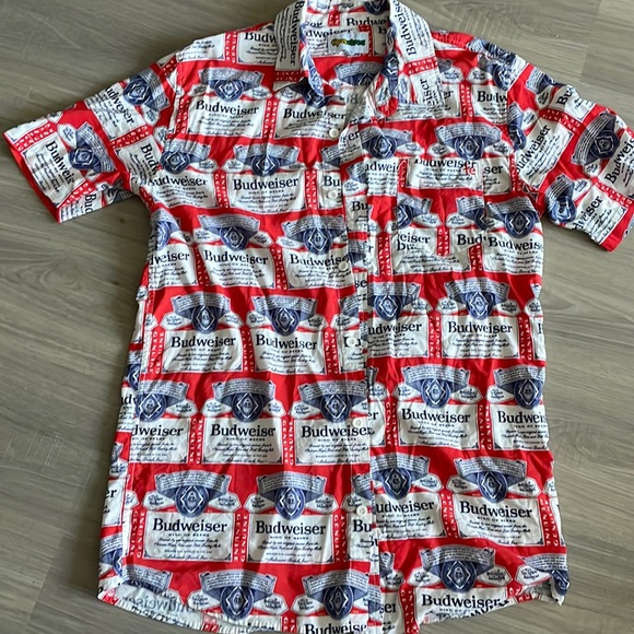 Tipsy Elves Budweiser button down. - Picture 1 of 3